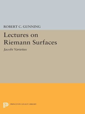 cover image of Lectures on Riemann Surfaces